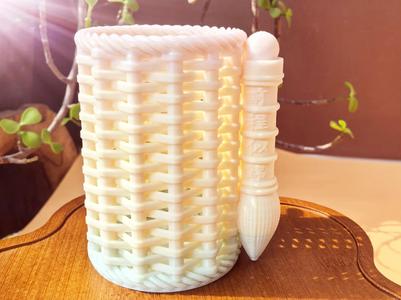 Wenchang Pen Auspicious Saying Pen Holder Inspirational Pen Holder Ornament