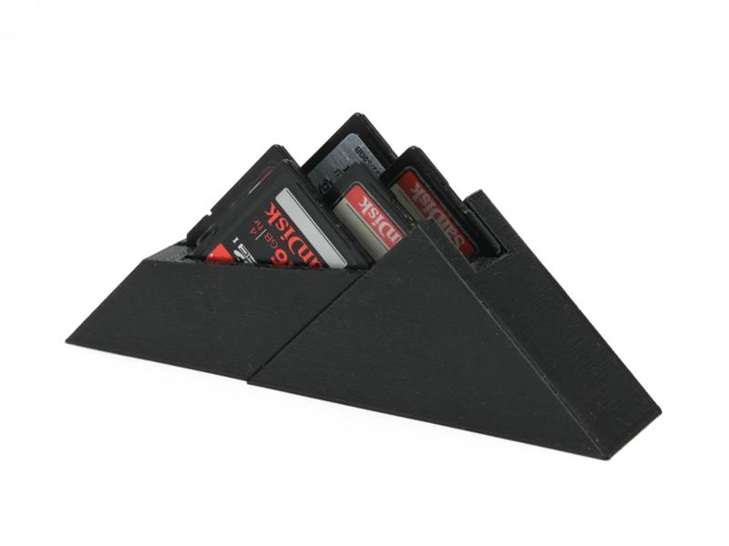 Peak-Shaped SD Card Holder