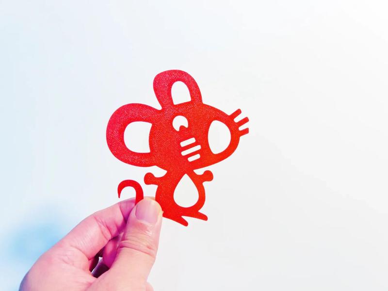 12 Zodiac Window Decorations - Rat