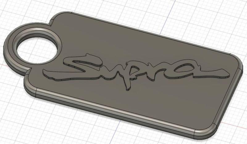 Toyota Supra Keychain