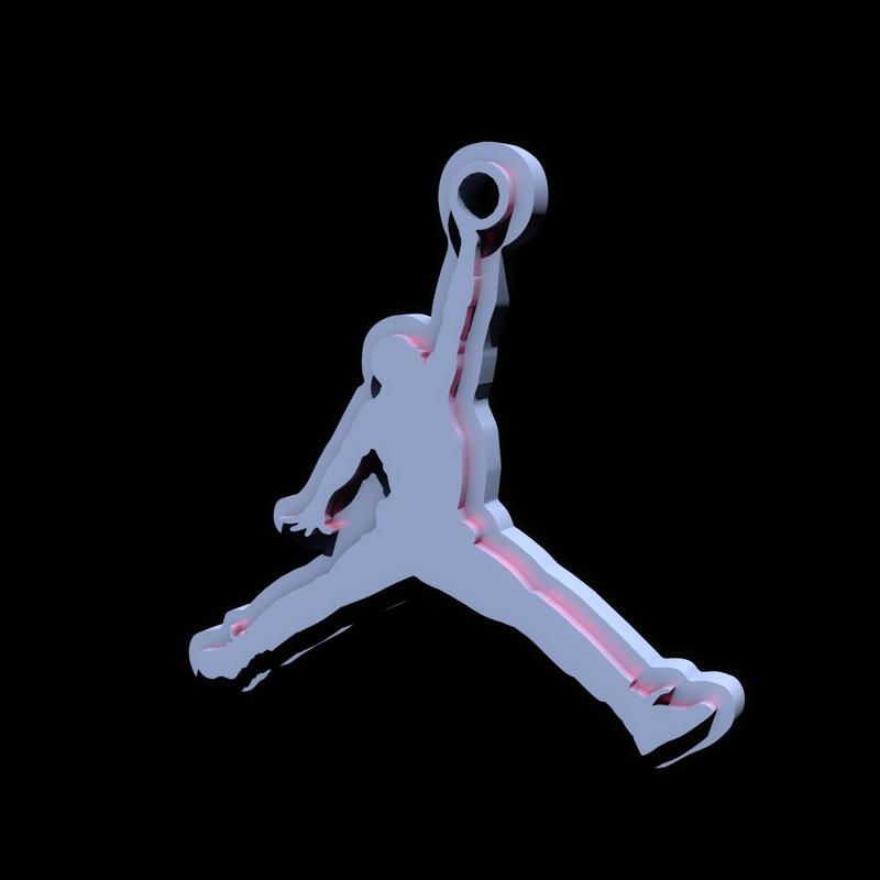 JORDAN KEYCHAIN 2 PARTS