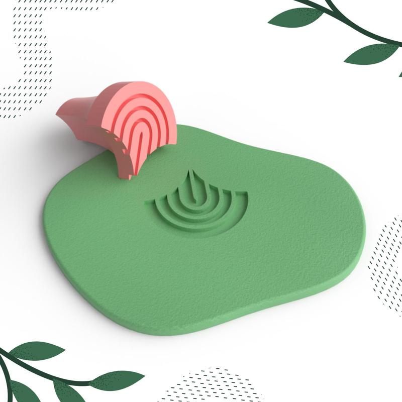 CLAY STAMP NO.03 | DIGITAL STL FILE | 1 SIZE