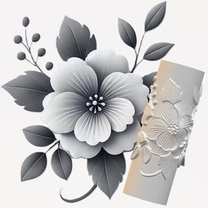 Floral Pattern Clay Roller for 3D Printing