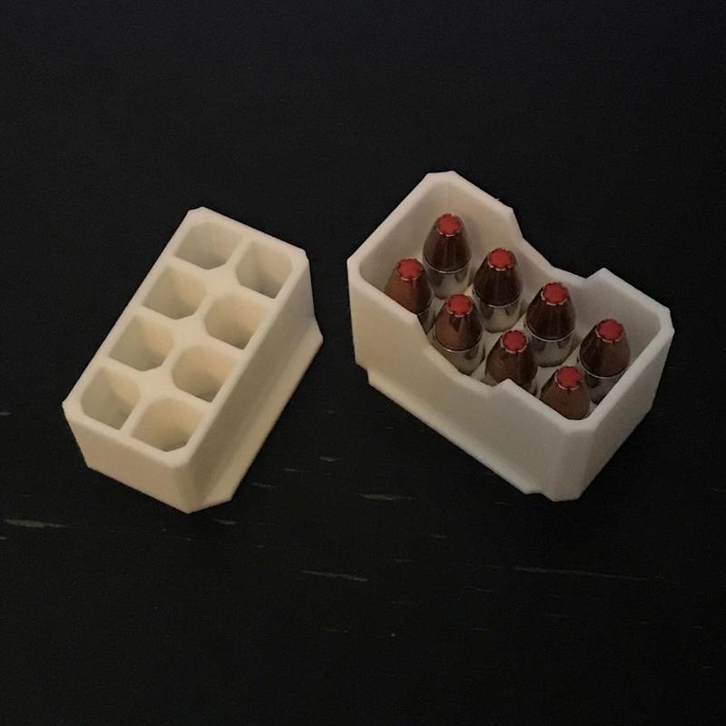 9mm ammo box (8 rounds)