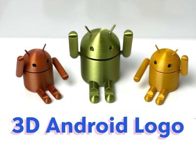 3D Android Logo (phone holder)