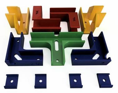 Pack of furniture construction helpers. Melamine 18 mm.