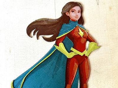 Female Superhero Color Aware Tutorial