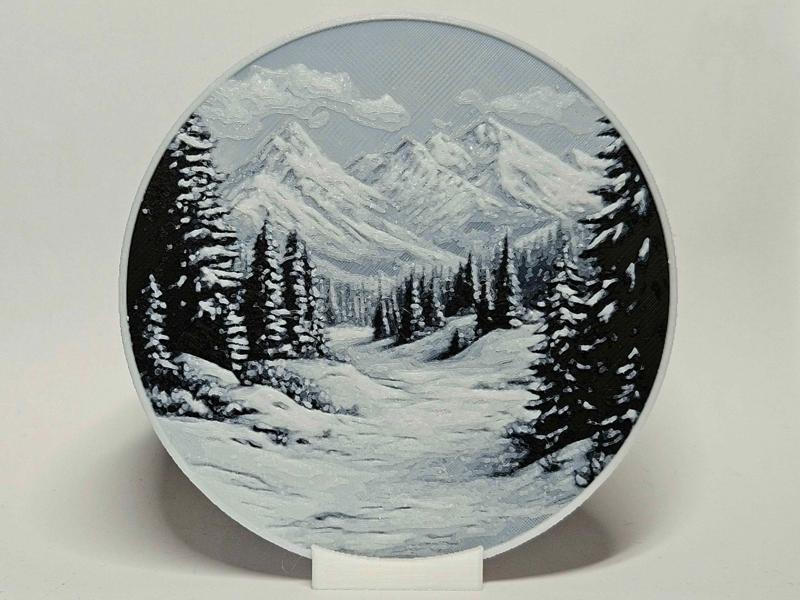Winter Landscape Coaster