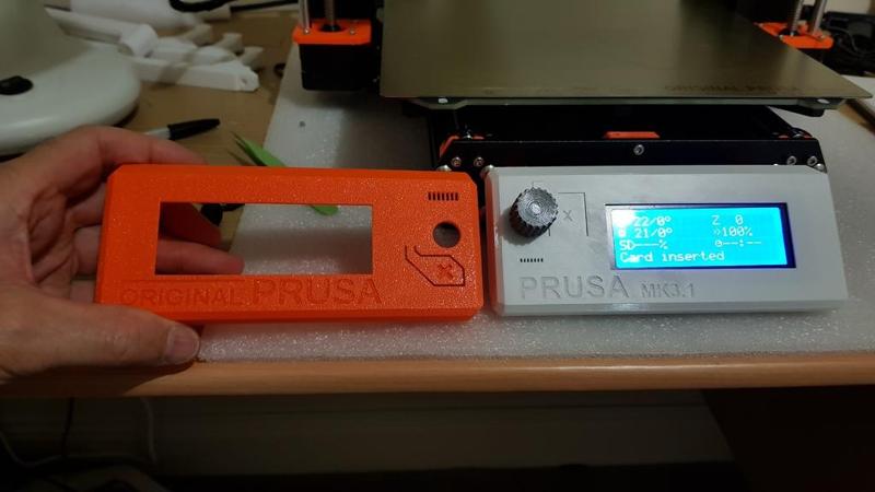 PRUSA Mk3 Left Hand Drive control panel