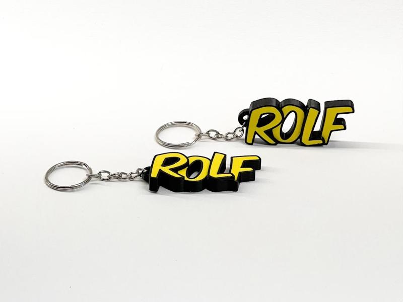 Beautiful keychain with the name Rolf