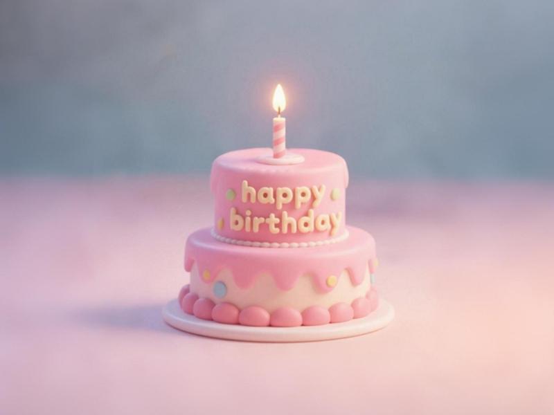 Two-tier Birthday Cake-Macaron Coloring Toy-Girl's Playtime Gift