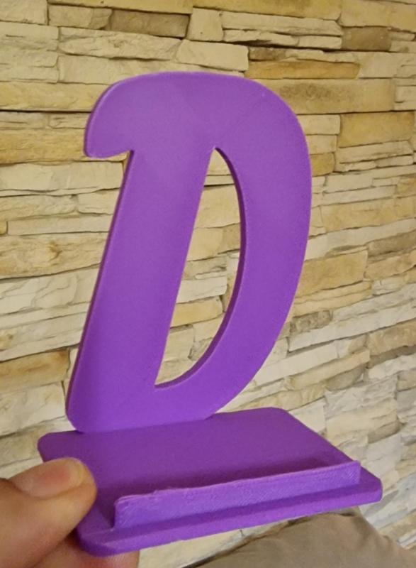 Soporte para teléfono PHONE móvil letras letter ABECEDARIO