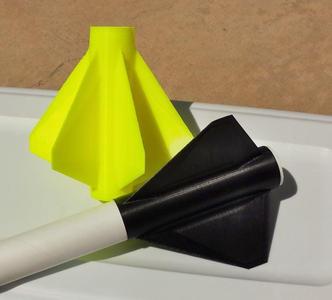 Model Rocket Fin Can - Trapezoidal Fins - Configurable