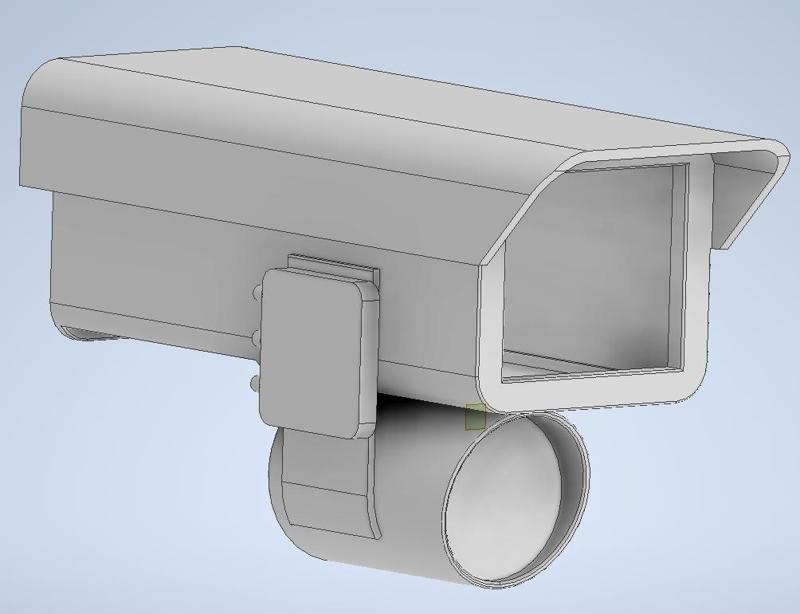 Cameraman's head for cosplay