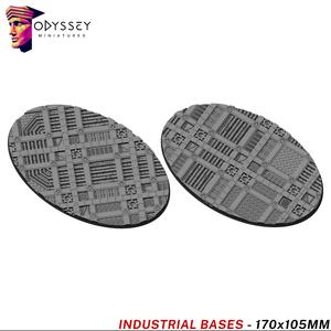 Industrial Bases - Oval 170x105mm
