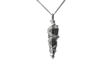 Tied stones necklace