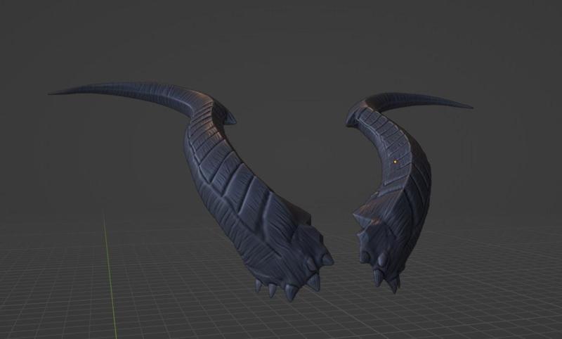 Alfira horns for cosplay