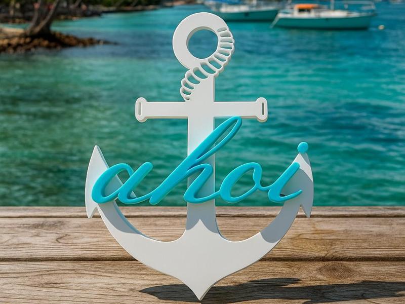 Anchor Ahoy Maritime Decoration