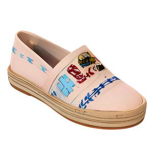 Doodle Canvas Slip-On