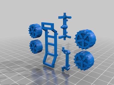 Low poly buggy chassis