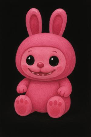 Labubu Bunny Keychain and Model