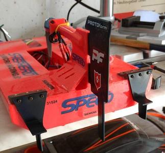 Extended Rudder for Airboat