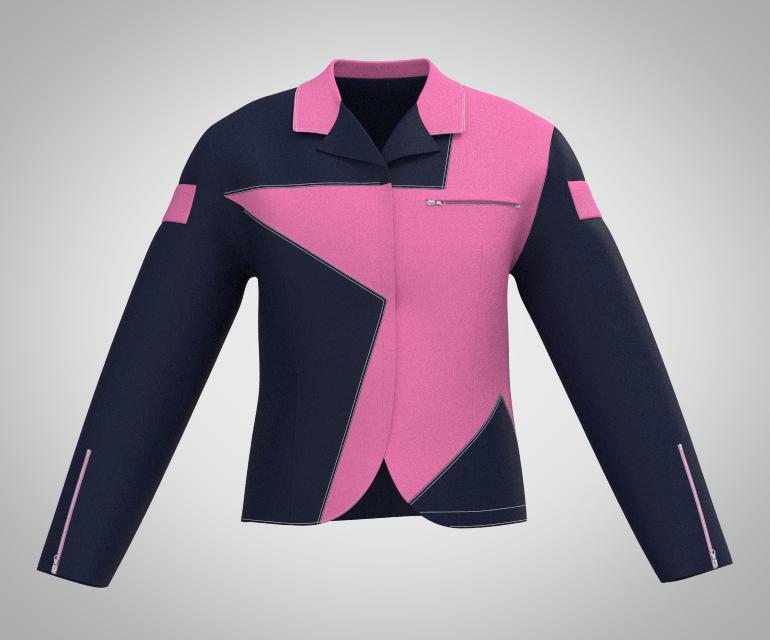 Tokusou Sentai Dekaranger Yellow Pink Jacket Sewing Pattern