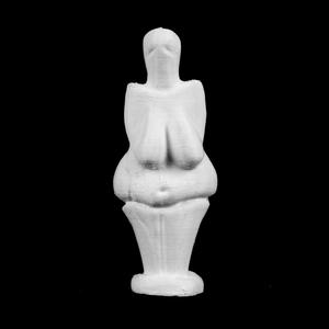 Venus of Dolní Věstonice in The Moravské Zemské Museum, Czech Republic