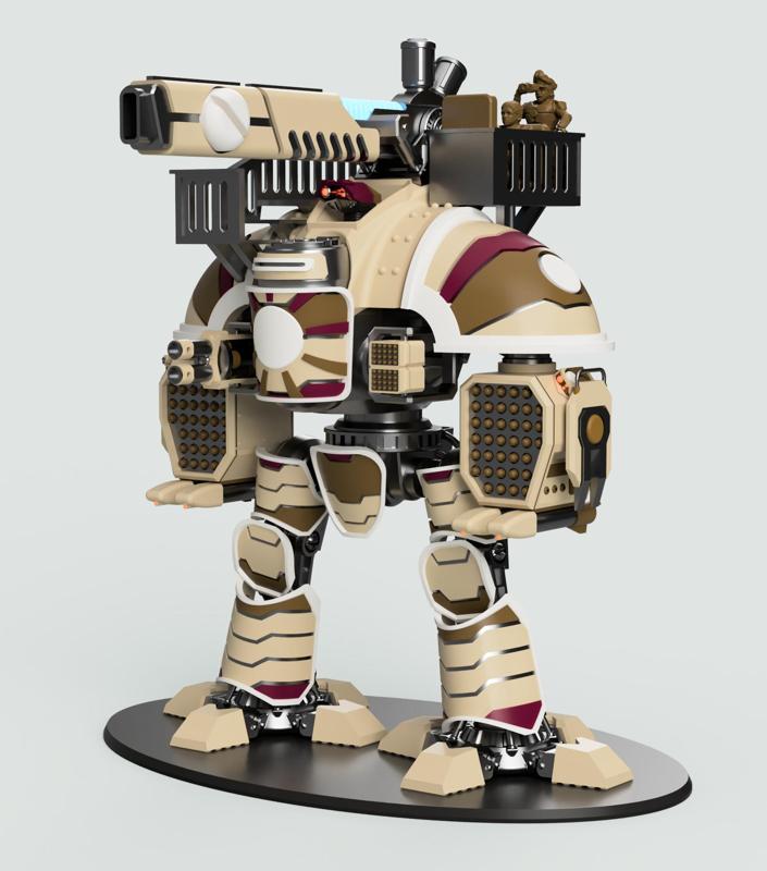 Artillery knight for humans that deserted to the space communists