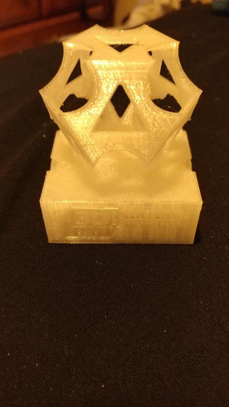 Trophy for the 3d printing industry awards 2017 By Matt A