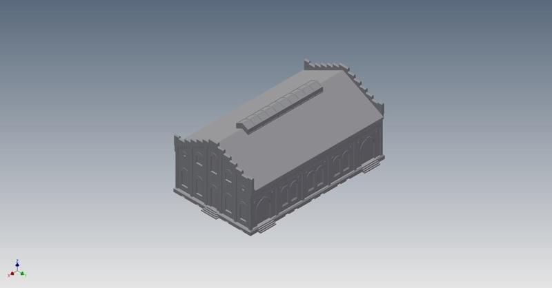 Industrial building from the former coalmine "Anna" in Alsdorf (Germany) - Gebäude der ehemaligen Grube "Anna" in Alsdorf/Rheinland.