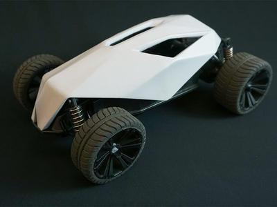 Toy RC Car Redesign - Skull Body