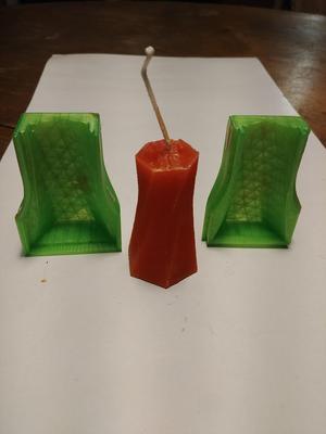 Twisted  Candle Mold
