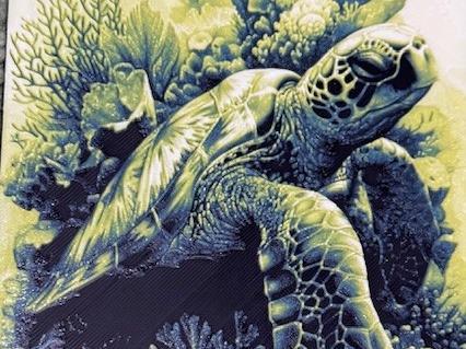 surfing the seas a sea turtle gliding with ease 