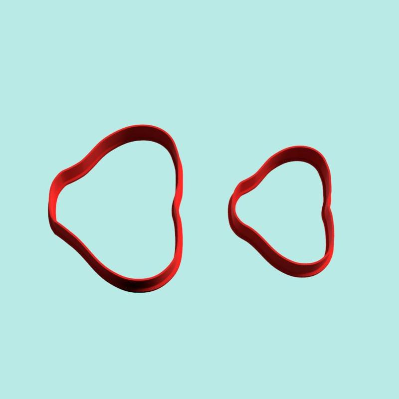 rose petal cutter 5 and 8 cm