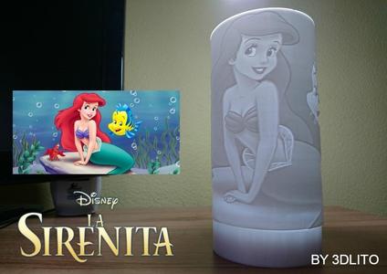LAMPARA LA SIRENITA