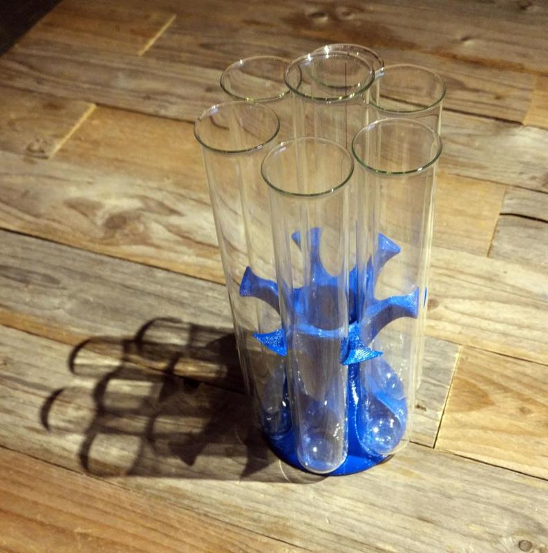 (large) test tube stand (up to 7 test tubes)