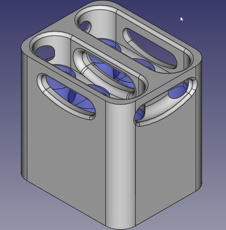 Beverage Crate  for 6x0,5l tins