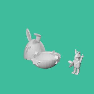 Island Bun-Bun #TinkercadEaster @MyMiniFactory @Tinkercad
