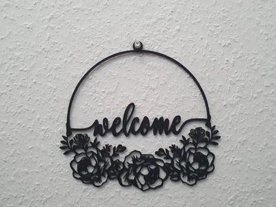 Wreath Welcome Wreath Flower Wreath