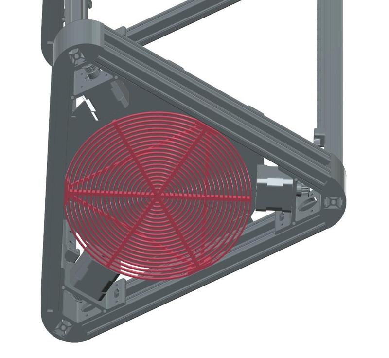 Anycubic Kossel Plus bottom protection plate