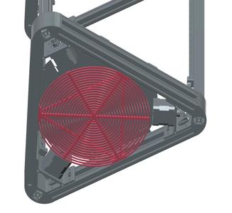 Anycubic Kossel Plus bottom protection plate