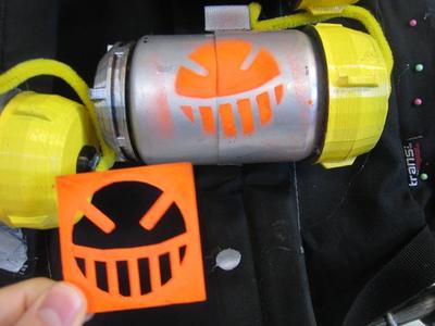 Junkrat Smile Stencil