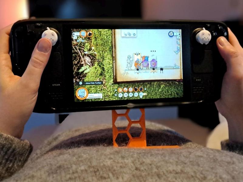 Steam Deck JSAUX ModCase belly stand