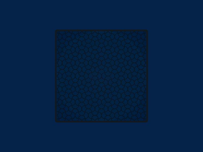 C15. Kousuke Coaster - Circle 15 - Tile Pattern