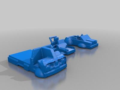 Robotech UEG ASC Logistic Hover Vehicles and Hover Staff Car