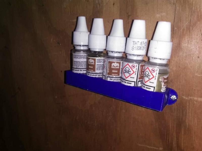 e cig vape juice bottle wall holder