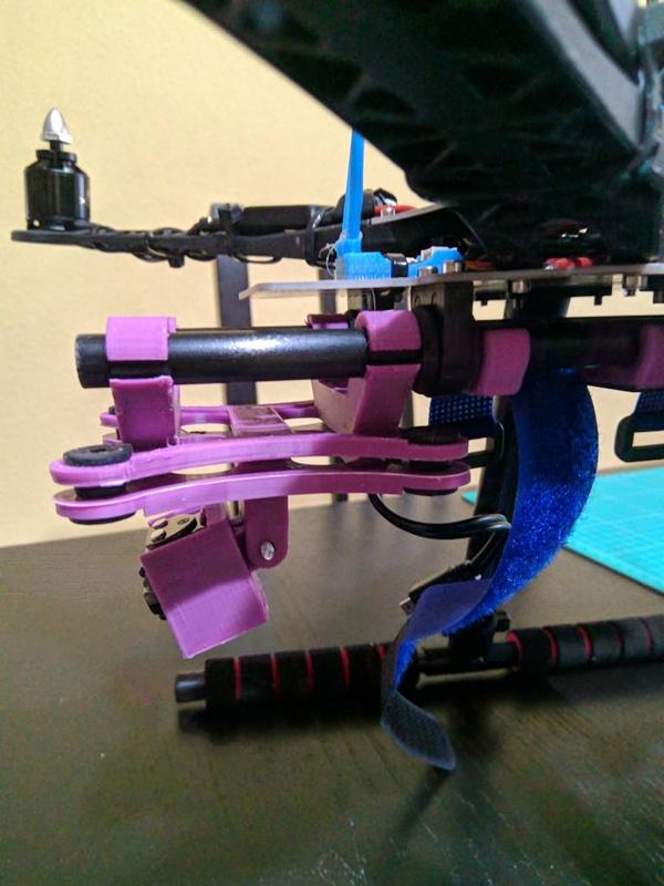 Soporte Gimbal anti shock s500 Gopro SQ8