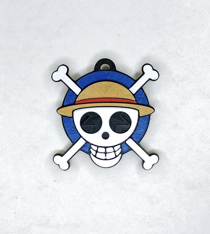 KEYCHAIN LOGO MUGIWARA (ONE PIECE) - CHAVEIRO LOGO MUGIWARA