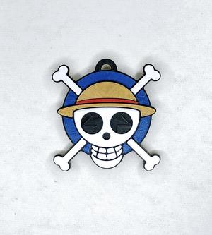 KEYCHAIN LOGO MUGIWARA (ONE PIECE) - CHAVEIRO LOGO MUGIWARA